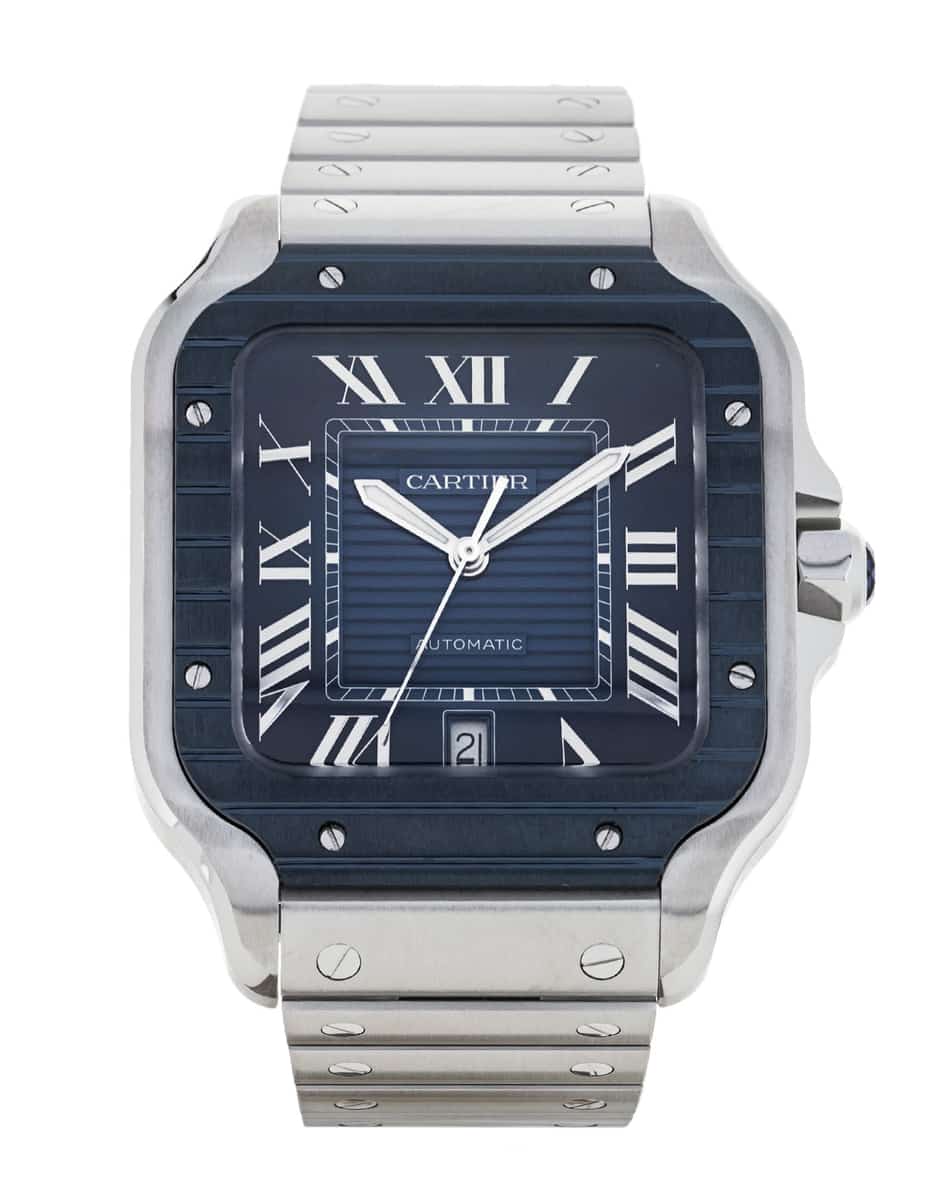 Pre Owned Cartier Santos De Cartier WSSA0048 Watch Watchfinder Co